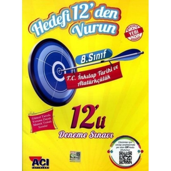 Açı 8.Sınıf T.C.İnkılap Tarihi ve Atatürkçülük Deneme 12Li Açı 8.Sınıf T.C.İnkılap Tarihi ve Atatürkçülük Deneme 12Li