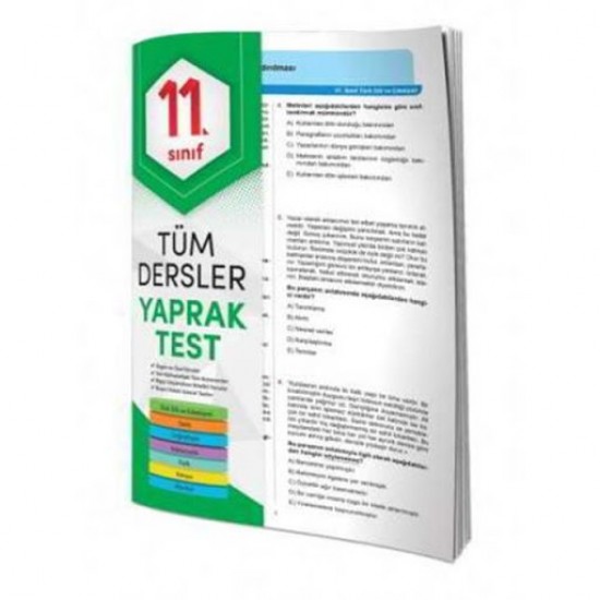 Element 11.Sınıf Tüm Dersler Yaprak Test