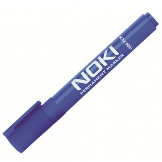Noki Markör Kesik Uçlu Kalem Mavi 2 adet