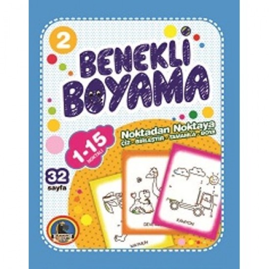 Karatay Benekli Boyama Kitabı-2 1-15 Noktalı