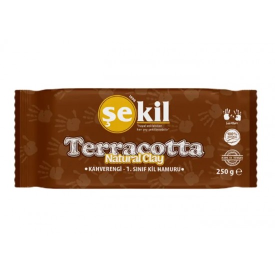 Şekil Seramik Kil Hamuru 250 Gr Kahverengi