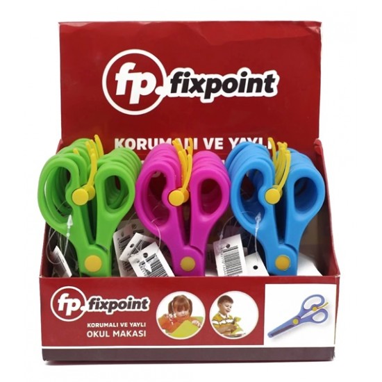 Fixpoint Okul Makası Korumalı Yaylı - 1 adet