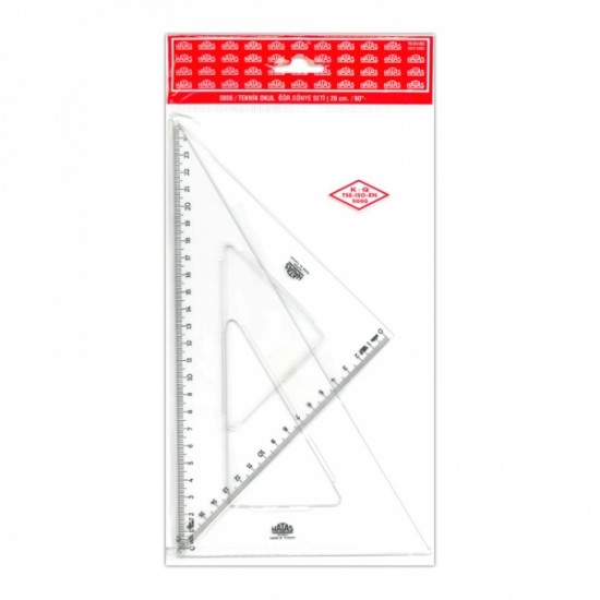 Hatas Gönye Seti 26Cm 60-45