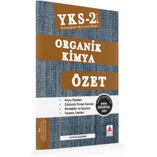 Delta YKS AYT Organik Kimya Özet 2.Oturum
