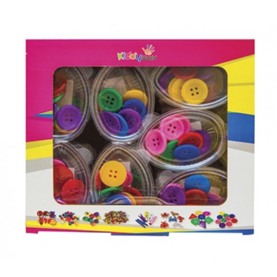 Kiddy World Düğme Büyük 7 li - 2 kutu