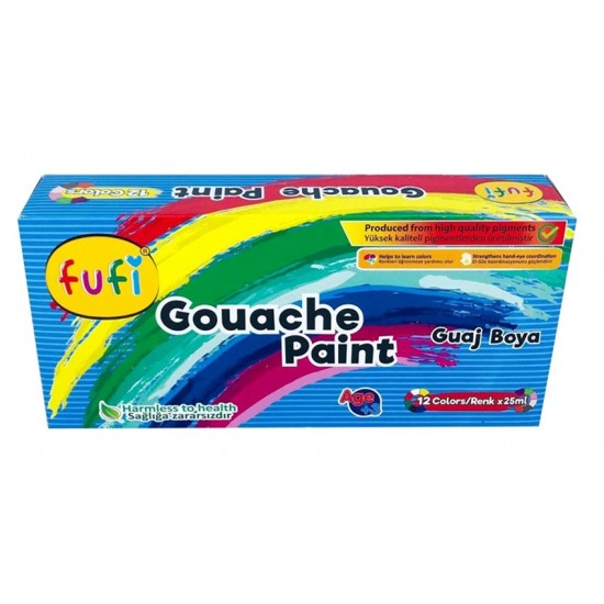 Fufi Guaj Boya Şişe 12Li 12x25ml