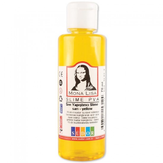 Südor Mona Lisa Slime Tutkalı 70 Ml Sarı 3 adet