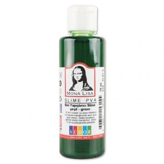 Südor Mona Lisa Slime Tutkalı 70 Ml Yeşil - 3 adet Südor Mona Lisa Slime Tutkalı 70 Ml Yeşil - 3 adet
