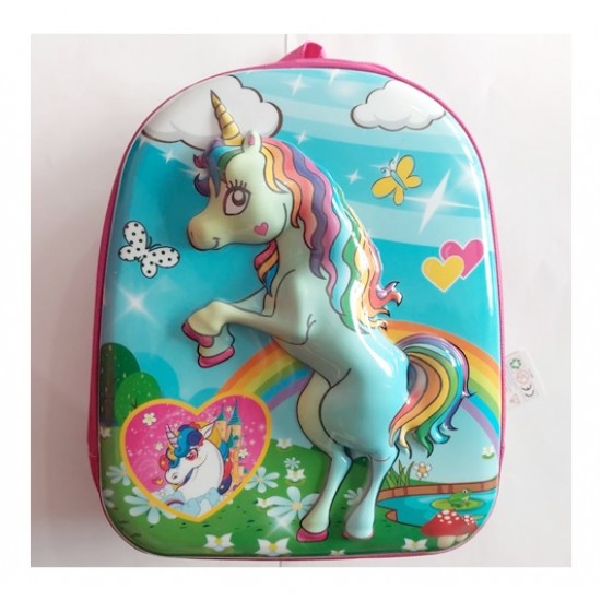 Taros Anaokulu Çantası Kabartmalı Unicorn Kod:7024