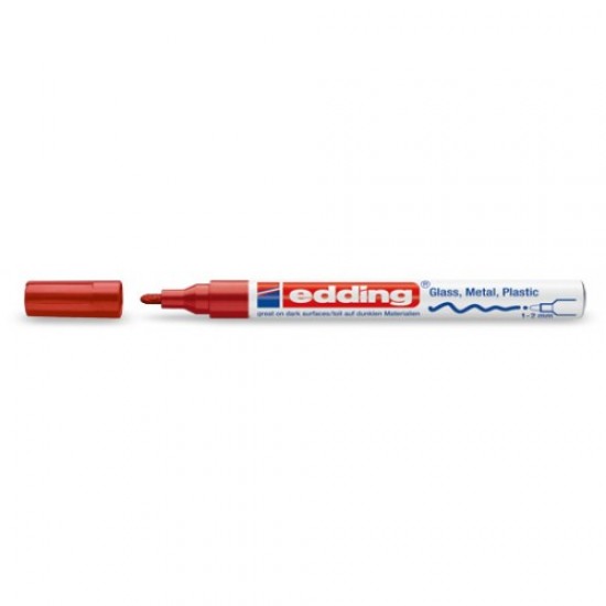 Edding Boya Dekor Kalemi Kırmızı 751